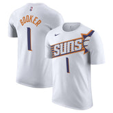 NBA Devin Booker Phoenix Suns 2023/24 Association Name & Number T-Shirt