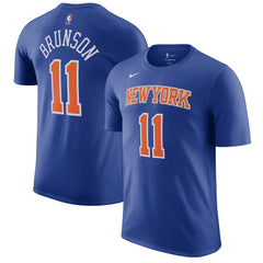 NBA Jalen Brunson New York Knicks Icon Edition Name & Number T-Shirt