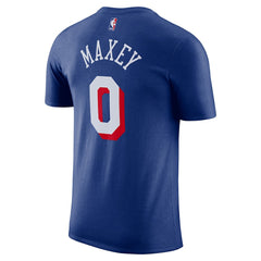 NBA Tyrese Maxey Philadelphia 76ers Icon Edition Name & Number T-Shirt