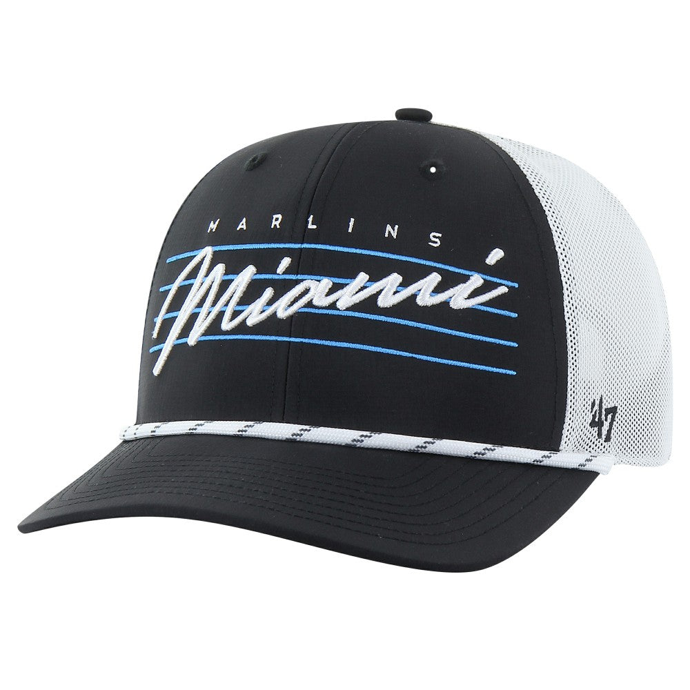 MLB Miami Marlins '47 Downburst Trucker Adjustable Hat