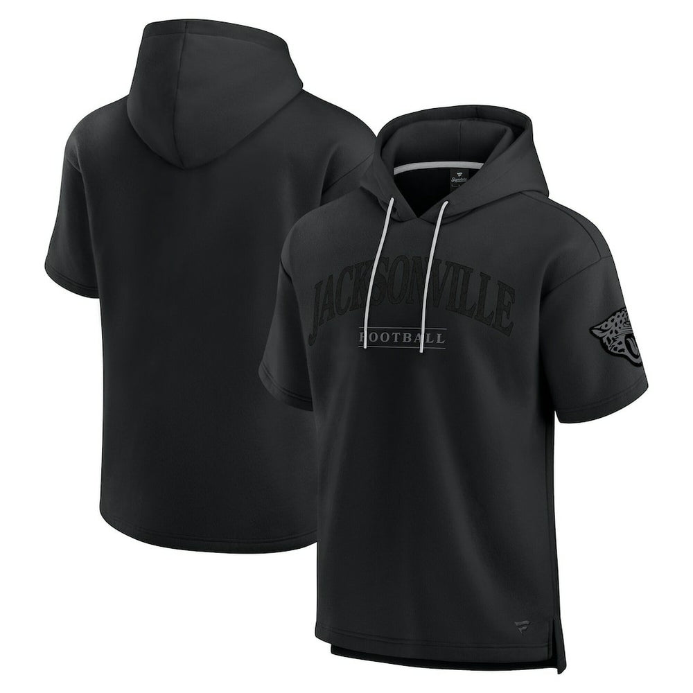 Unisex Elements Ready Short Sleeve Pullover Hoodie - Jacksonville Jaguars