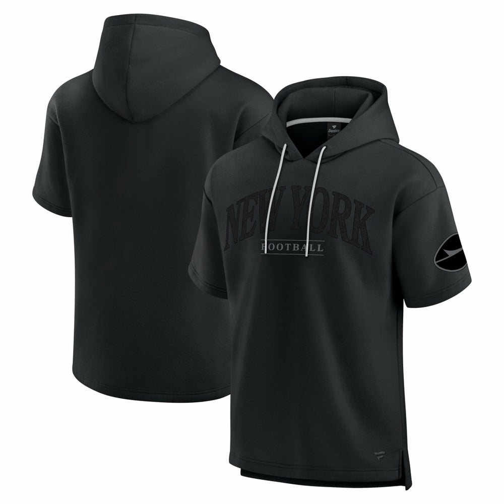 Unisex Elements Ready Short Sleeve Pullover Hoodie - New York Jets