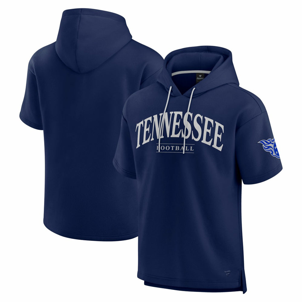 Unisex Elements Ready Short Sleeve Pullover Hoodie - Tennessee Titans