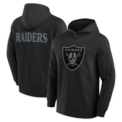 Elements Blaze Tri-Blend Long Sleeve Hoodie T-Shirt - Las Vegas Raiders