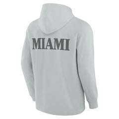 Elements Blaze Tri-Blend Long Sleeve Hoodie T-Shirt - Miami Dolphins