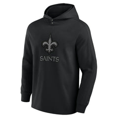 Elements Blaze Tri-Blend Long Sleeve Hoodie T-Shirt - New Orleans Saints