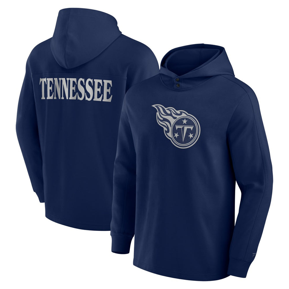 Elements Blaze Tri-Blend Long Sleeve Hoodie T-Shirt - Tennessee Titans