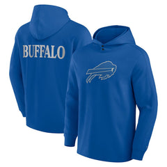 Elements Blaze Tri-Blend Long Sleeve Hoodie T-Shirt - Buffalo Bills