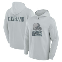 Elements Blaze Tri-Blend Long Sleeve Hoodie T-Shirt - Cleveland Browns