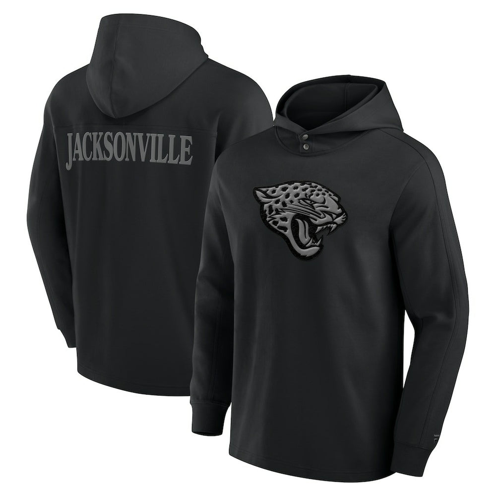 Elements Blaze Tri-Blend Long Sleeve Hoodie T-Shirt - Jacksonville Jaguars