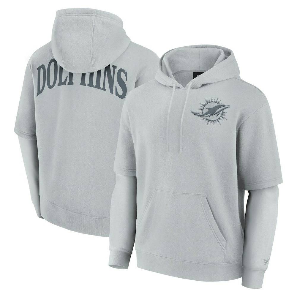 Unisex Sleek Elements Pullover Hoodie - Miami Dolphins