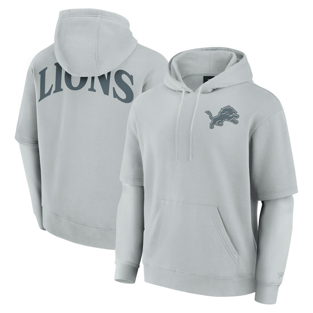 Unisex Sleek Elements Pullover Hoodie - Detroit Lions