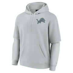 Unisex Sleek Elements Pullover Hoodie - Detroit Lions