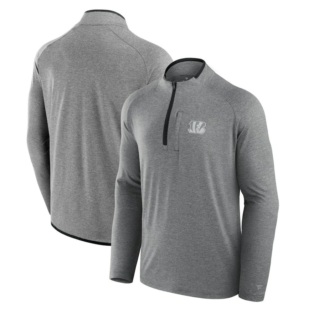 Unisex Front Office Performance Primary Quarter-Zip Jacket - Cincinnati Bengals