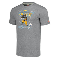 James Harrison Homage Unisex NFL Blitz Retired Player Tri-Blend T-Shirt - Pittsburgh Steelers