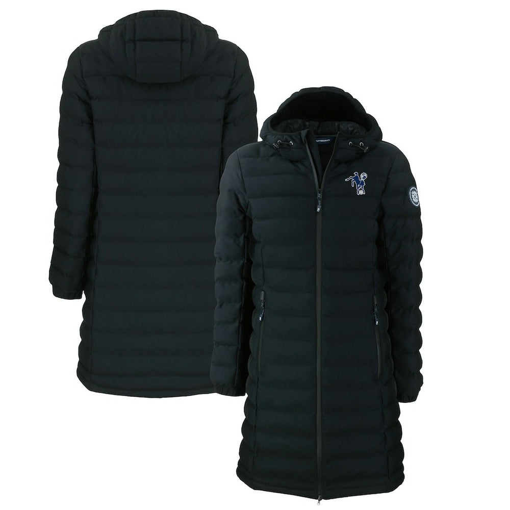Cutter & Buck Women's Throwback Logo Mission Ridge Repreve Eco Insulated Full-Zip Puffer Jacket - Indianapolis Colts