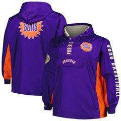 NBA Phoenix Suns Big & Tall Hardwood Classics Team OG 2.0 Anorak Hoodie Quarter-Zip Windbreaker Jacket