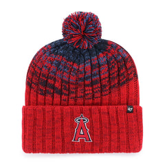 MLB Los Angeles Angels '47 Youth Cascade Cuffed Knit Hat with Pom