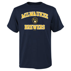 MLB Milwaukee Brewers Youth Heart & Soul T-Shirt