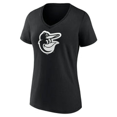 MLB Baltimore Orioles Women's Monochrome Personalized Name & Number V-Neck T-Shirt