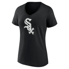 MLB Chicago White Sox Women's Monochrome Personalized Name & Number V-Neck T-Shirt