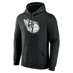 MLB Cleveland Guardians Monochrome Personalized Name & Number Pullover Hoodie