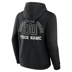 MLB Minnesota Twins Monochrome Personalized Name & Number Pullover Hoodie