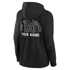 MLB New York Yankees Women's Monochrome Personalized Name & Number Pullover Hoodie