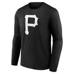 MLB Pittsburgh Pirates Monochrome Personalized Name & Number Long Sleeve T-Shirt