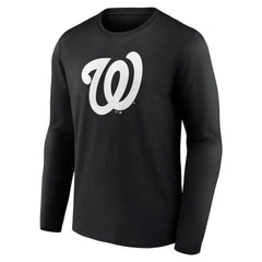 MLB Washington Nationals Monochrome Personalized Name & Number Long Sleeve T-Shirt