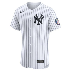 MLB Derek Jeter New York Yankees Nike Home 2020 Hall of Fame Induction Patch Elite Player Jersey