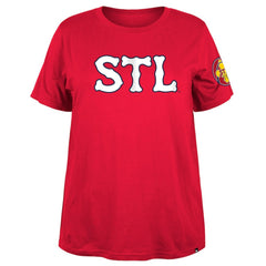 MLB St. Louis Cardinals New Era Women's 2024 City Connect Plus Size T-Shirt