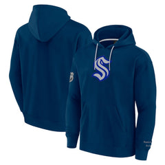 NHL Deep Sea Blue Seattle Kraken Fanatics Elements Pace Pullover Hoodie