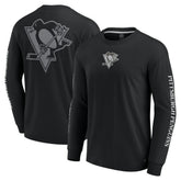 NHL Black Pittsburgh Penguins Fanatics Elements Strive Long Sleeve T-Shirt