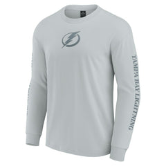 NHL Gray Tampa Bay Lightning Fanatics Elements Strive Long Sleeve T-Shirt