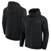 NHL Black Pittsburgh Penguins Fanatics Elements Tonal Primary Tri-Blend Full-Zip Hoodie