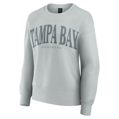 NHL Gray Tampa Bay Lightning Fanatics Women's Elements Flow Pullover Sweatshirt