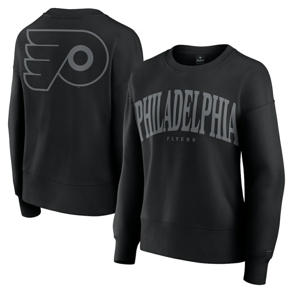 NHL Black Philadelphia Flyers Fanatics Women's Elements Flow Pullover Sweatshirt