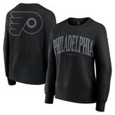 NHL Black Philadelphia Flyers Fanatics Women's Elements Flow Pullover Sweatshirt