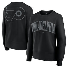 NHL Black Philadelphia Flyers Fanatics Women's Elements Flow Pullover Sweatshirt