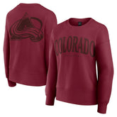 NHL Burgundy Colorado Avalanche Fanatics Women's Elements Flow Pullover Sweatshirt