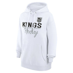 NHL White Los Angeles Kings G-III 4Her by Carl Banks Women's Team Fleece Pullover Hoodie