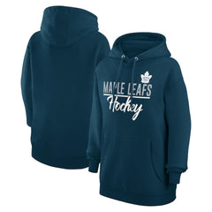 NHL Navy Toronto Maple Leafs G-III 4Her by Carl Banks Women's Team Fleece Pullover Hoodie