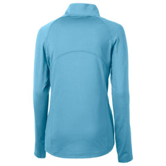 MLB Milwaukee Brewers Cutter & Buck Women's City Connect Adapt Eco Knit Recycled Half-Zip Pullover Top