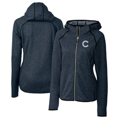 MLB Chicago Cubs Cutter & Buck Women's City Connect Mainsail Full-Zip Hooded Jacket