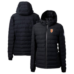 MLB San Francisco Giants Cutter & Buck Women's City Connect Mission Ridge Repreve Eco Insulated Full-Zip Puffer Jacket