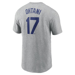 MLB Shohei Ohtani Los Angeles Dodgers Nike 2024 Fuse Name & Number T-Shirt – Gray