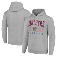 NHL Heather Gray Florida Panthers Starter Graphic Pullover Hoodie