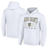 NHL White Vegas Golden Knights Starter Graphic Pullover Hoodie