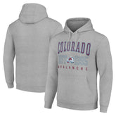 NHL Heather Gray Colorado Avalanche Starter Graphic Pullover Hoodie